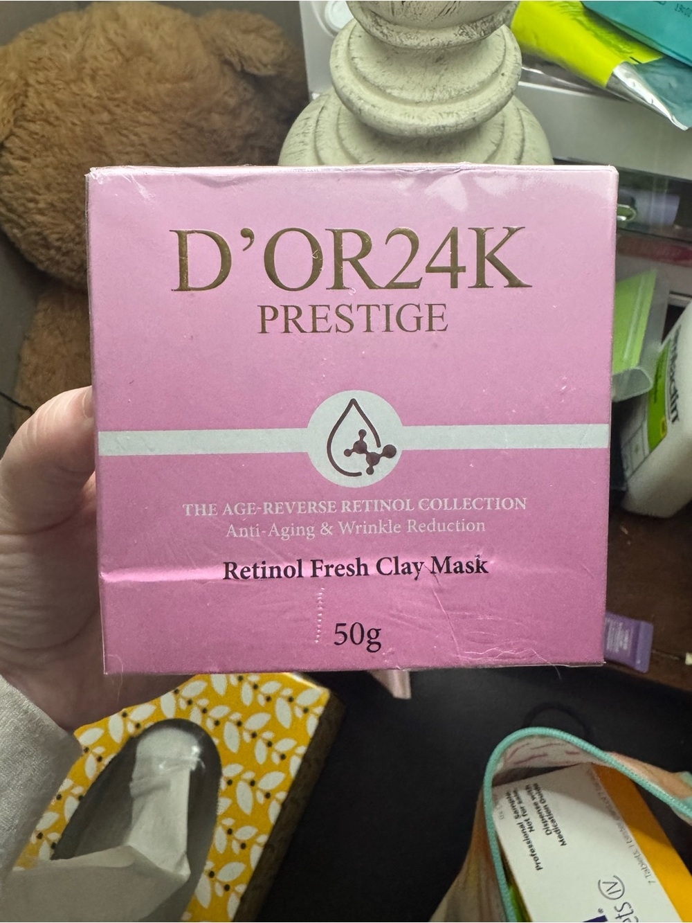 D'OR24K Prestige Retinol Fresh Clay Mask - Pink